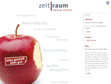 Tablet Screenshot of mein-zeitraum.de
